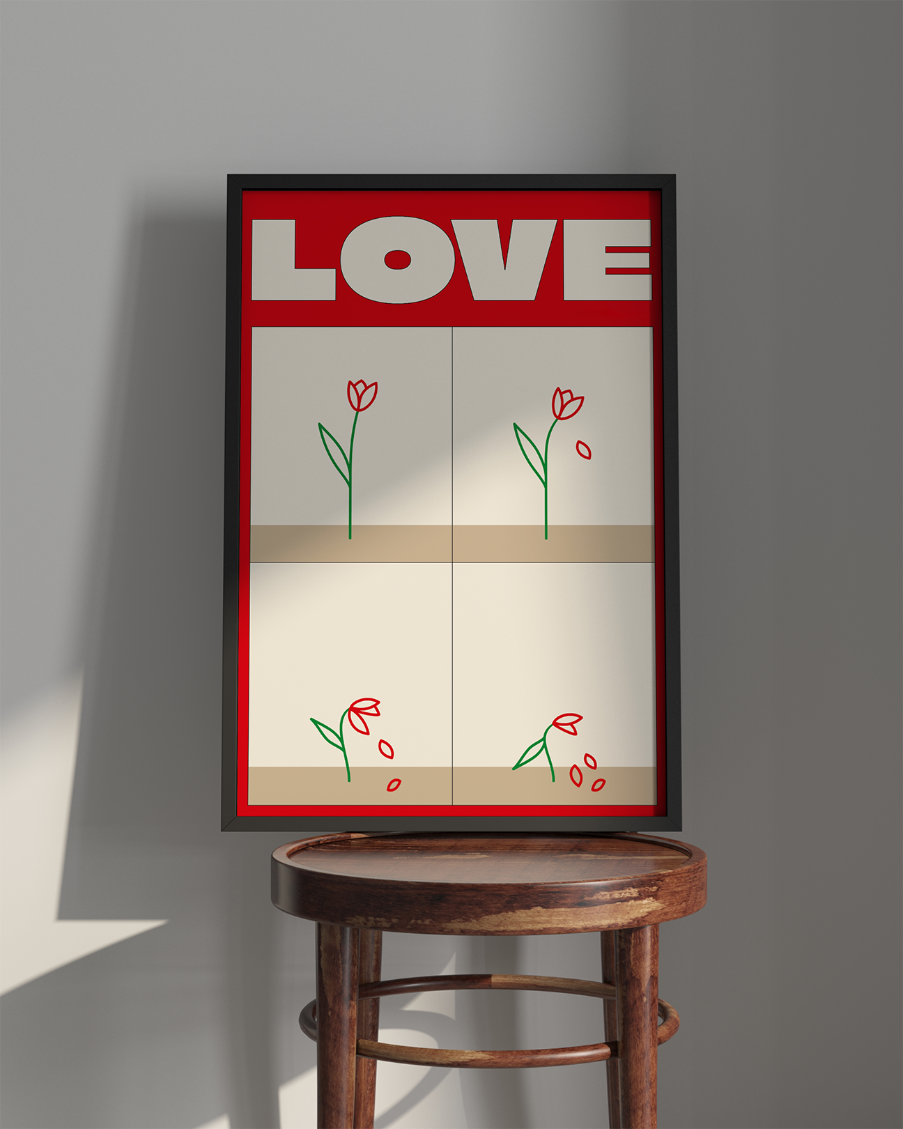 Love Love Love 2 | Grafik, Illustration | Inga