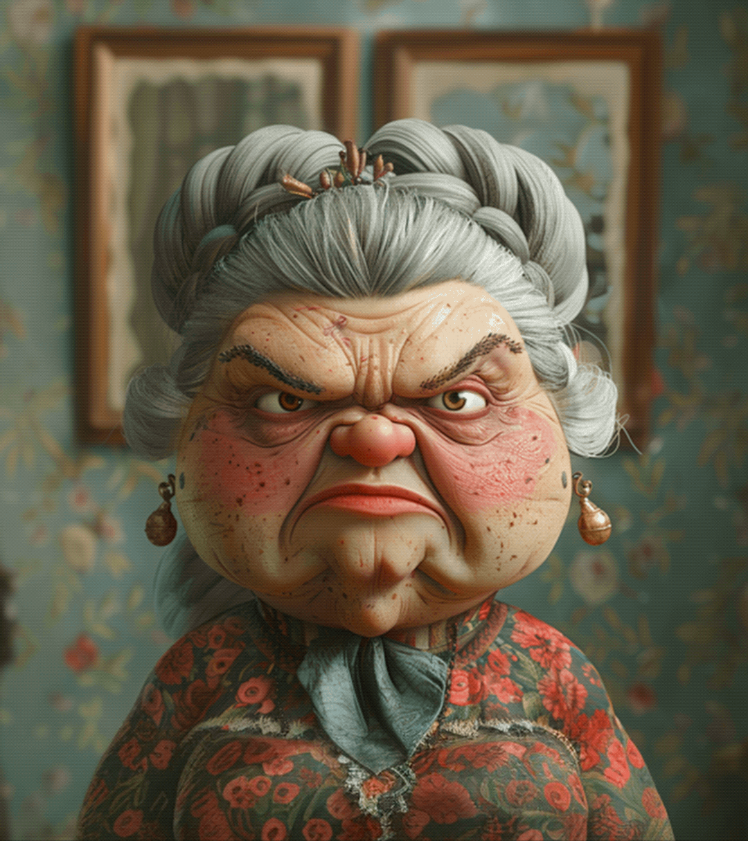 Lovely Granny | AI Art || Inga